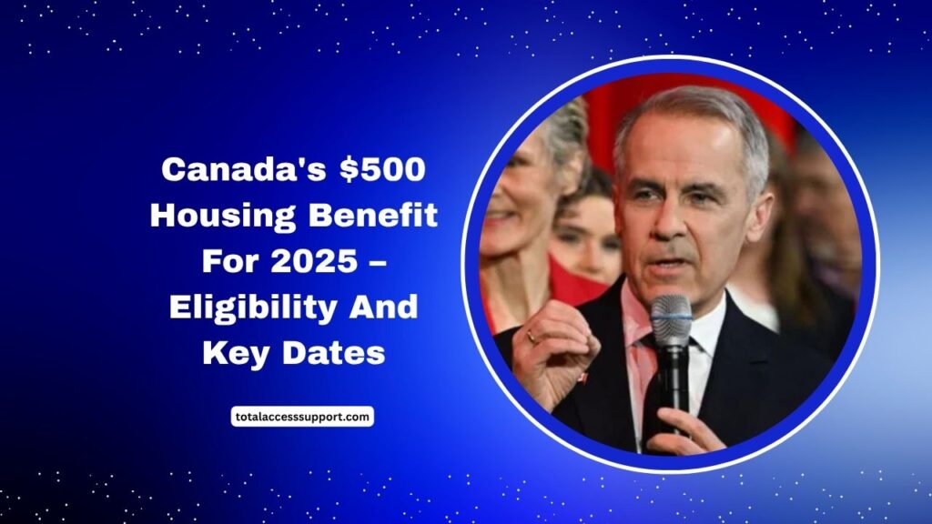Canada's $500 Housing Benefit For 2025 – Eligibility And Key Dates