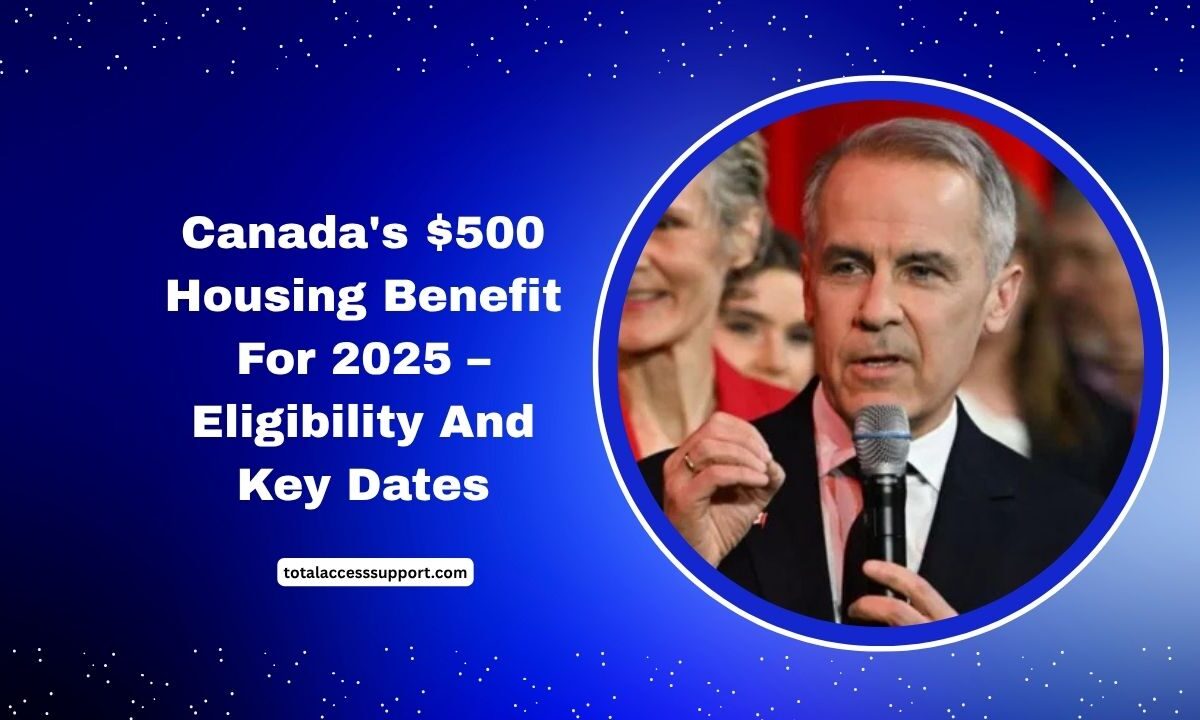 Canada's $500 Housing Benefit For 2025 – Eligibility And Key Dates